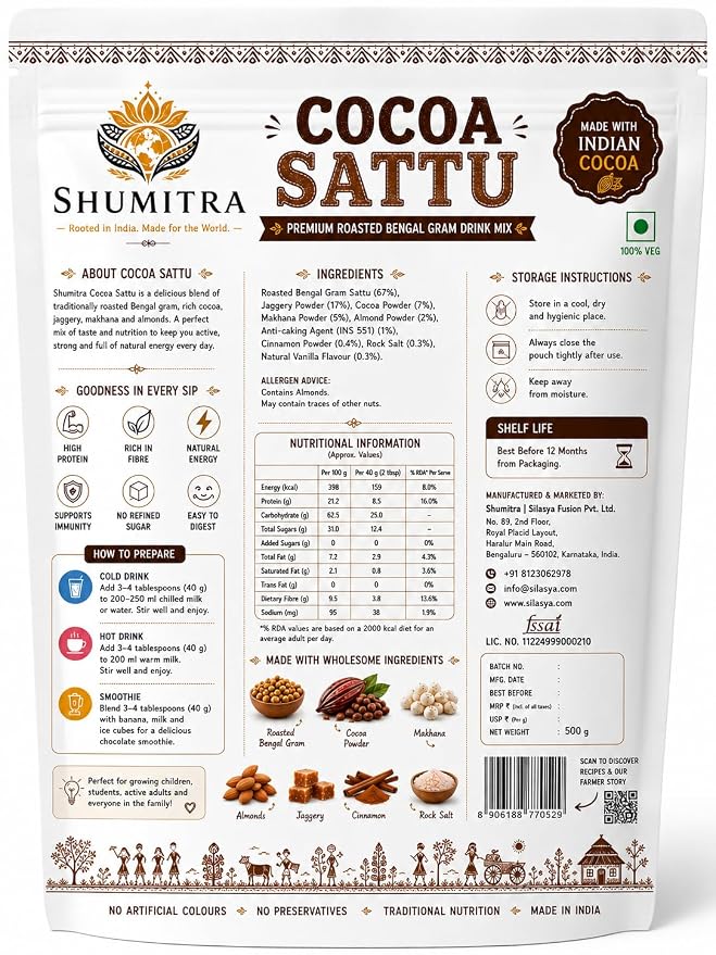 Shumitra Cocoa Sattu – image 2