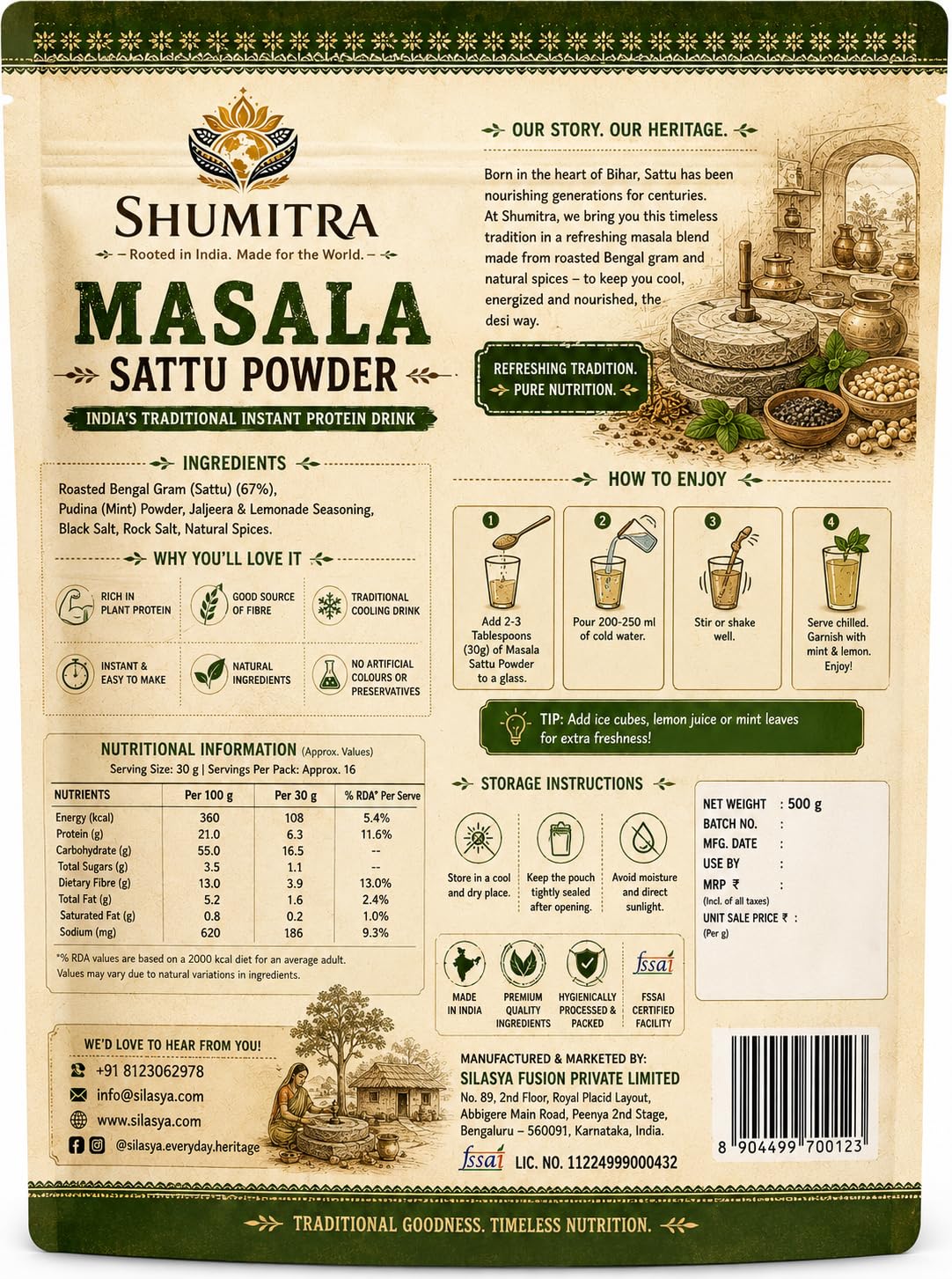 Shumitra Masala Sattu Powder – image 2