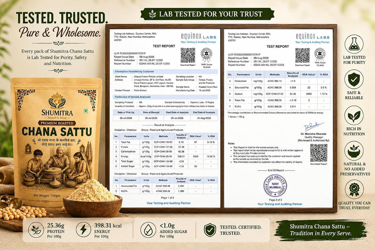 Shumitra Premium Roasted Chana Sattu – image 3
