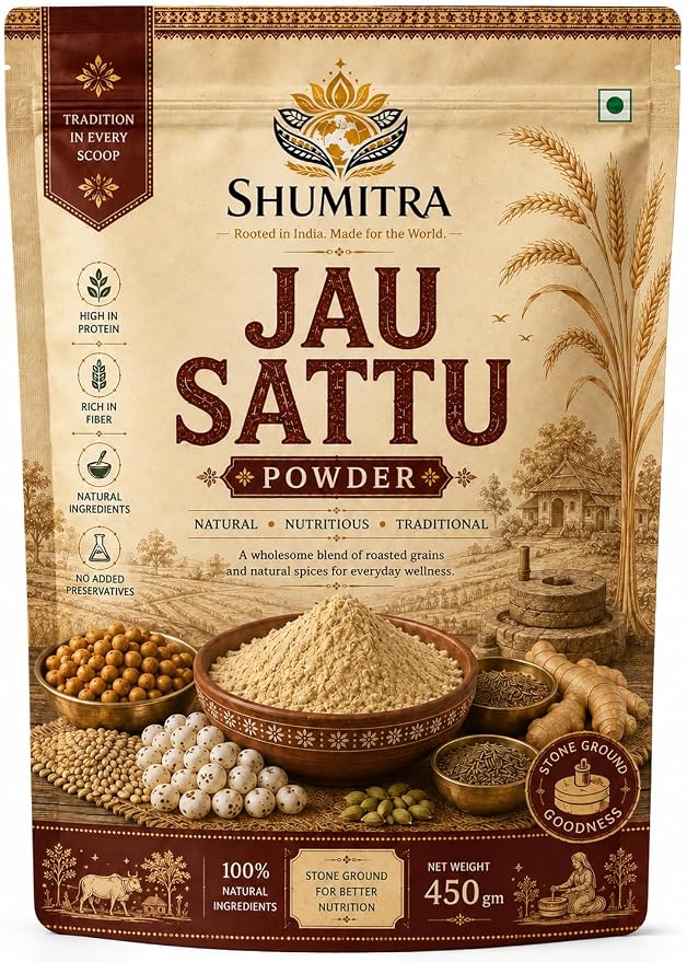 Shumitra Jau Sattu Powder pack front