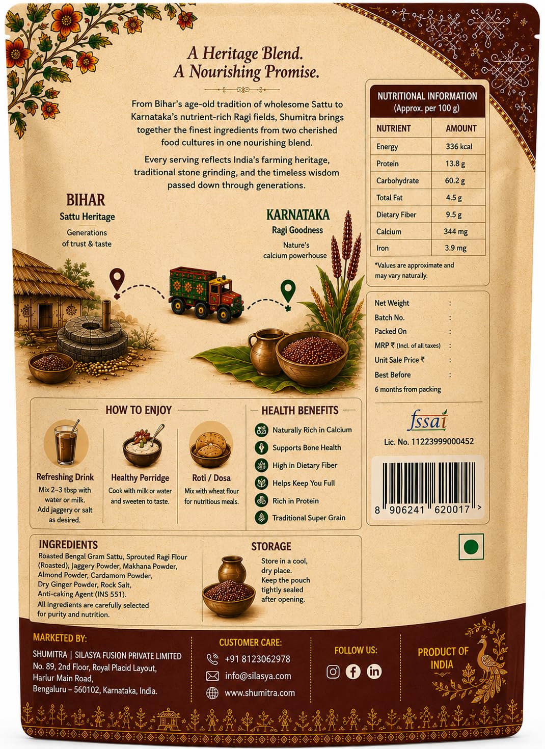 Shumitra Ragi Sattu Health Mix – image 2