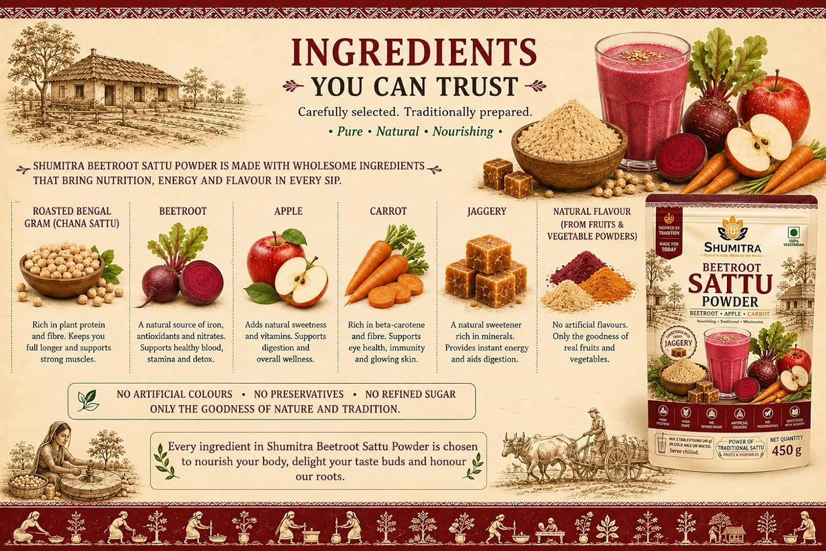 Shumitra Beetroot Sattu Powder – image 3